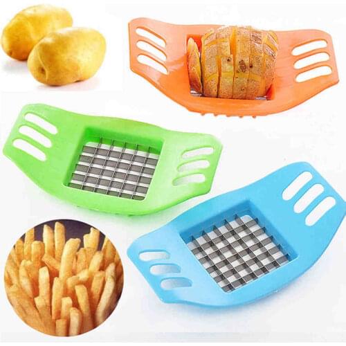 ABS Stainless Steel Potato Cutter Slicer Chopper Kitchen Shredders Cooking Tools Gadgets