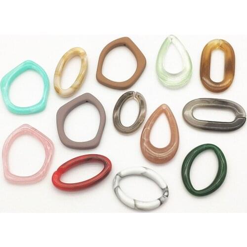 New arrival!Low-priced Acrylic Marble effect Beads for Handmade Necklace Jewelry Earring DIY Parts Jewelry Findings & Components