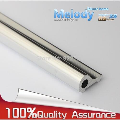 Al010 Bath room fittings Aluminum seal Water retaining bar Shower screen parts