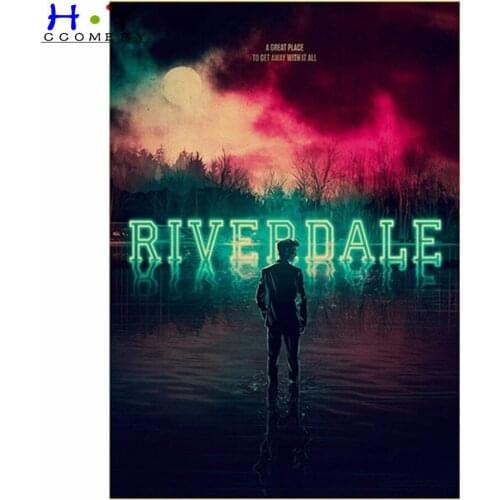 5D DIY Diamond Painting Full Square/Round Drill "TV Series Riverdale Poster" Embroidery Cross Stitch Home Decor Gift