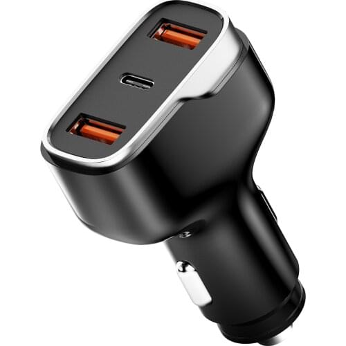 33W / 38W / 40W / 43W / 48W / 63W 2 / 3 / 4 USB Port Car Charger Adapter Cargador For Iphone 12 11 Pro Max Xiaomi Phones