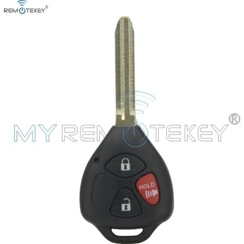Remtekey Remote key case shell 3 button for Toyota Camry RAV4 Yaris Avalon Venza Matrix