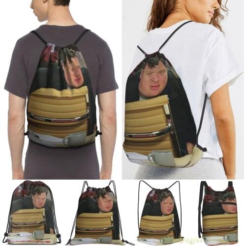 Justin Mcelroy Is A Teen Just Like You Men Outdoor Travel Gym Bag Waterproof Drawstring Backpack Women Fitness Sackpack Bag