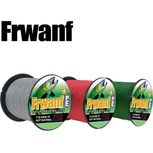 Frwanf Brand 4 Strand Super PE Braided Fishing Lines 500M/547Yds 12LB-100LB Braided Line For Fishing Carp