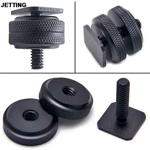 JETTING 1Pcs High Quality 1/4"-20 Tripod Screw to Flash Hot Shoe Adapter Promotion Drop Shipping