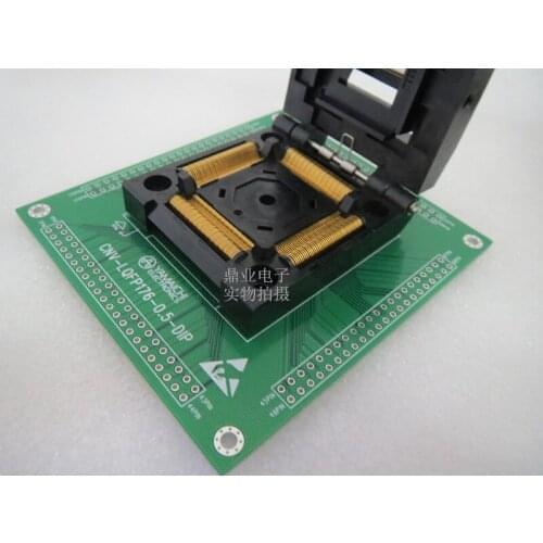 Original YAMAICHI IC Test Seat LQFP176/DIP176 0.5mm pitch Burning Programmer QFP176 TQFP176 Socket Adapter