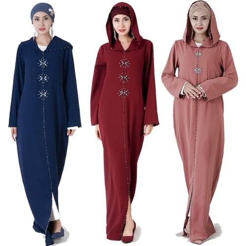 Ramadan Eid Kaftan Abaya Dubai Turkey Muslim Fashion Hijab Dress Abayas for Women Islam Clothing Robe Djellaba Femme Musulman