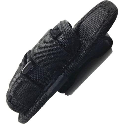 Flashlight Belt Holster Carry Case Pouch Holder 360 Degree Rotatable Scratch-resistant Durable For Outdoor Portable Lighting