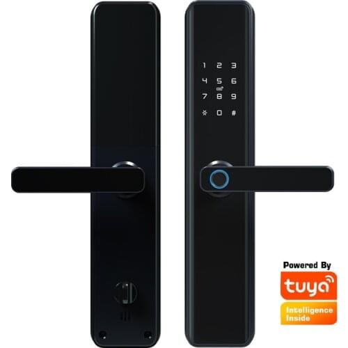 Electronic Locks Smart Cylinder Door Lockset Entrance Door Intelligent Lock Fingerprint Password Keyed Smart Lock