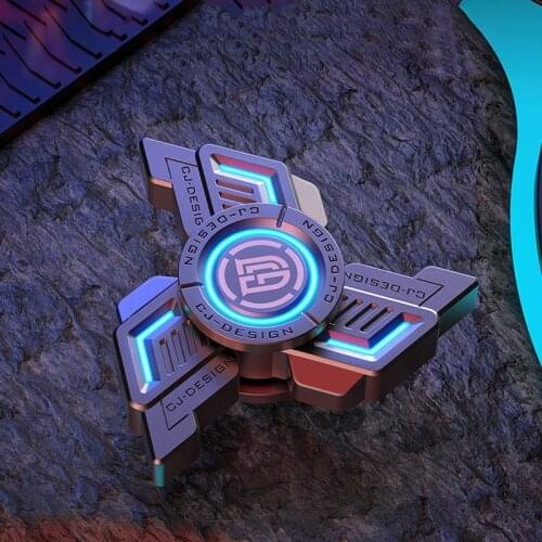 Luminous Fidget Spinner Metal Alloy Mute R188 Bearing Multifunction Hand Spinner Stress Relief Fidget Toys for Kids Adult gifts