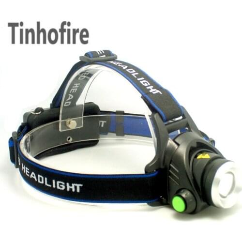 Tinhofire 289 Super Outdoor Lights Fishing lights CREE XM-L T6 LED 2000Lumen Zoomable LED Headlight Bike Bicycle Light headlamp