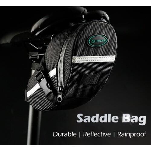Bike Saddle Bag Rainproof MTB Bicycle Saddle Bag Case Reflective Bike Accessories Shockproof Cycling Equipment Easy to Assemble