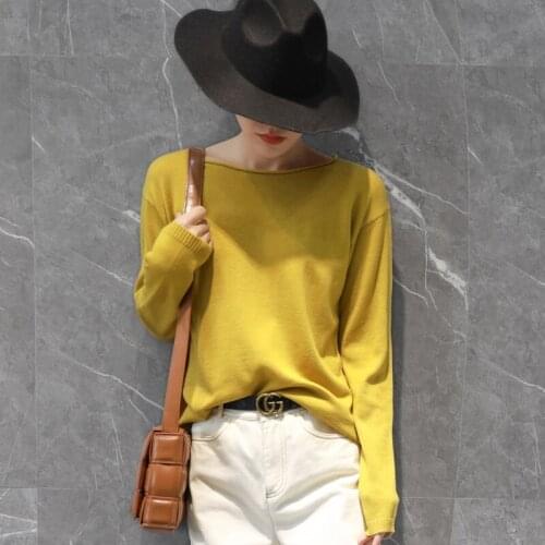 Женские пуловеры с открытыми плечами YGhan China At AliExpress