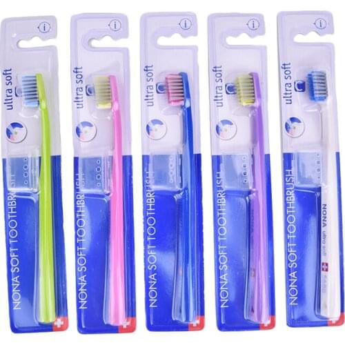 Small Square Head V-shaped Clean Orthodontic Toothbrush Non Toxic Dental Adult Soft Hair Correction Toothbrushes