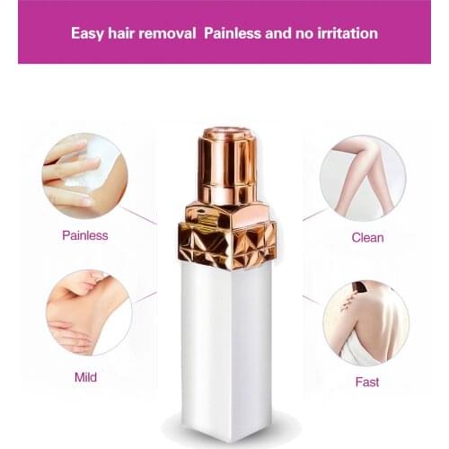 2020 Facial Epilator Depilation Hair Removal Portable Lipstick Epilator Electric Hair Removal Device Wax Beans For Hair Removal