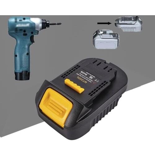 Mt20Dl Battery Adapter For Makita 18V Bl1830 Bl1860 Bl1815 Li-Ion Battery For Dewalt 18V 20V Dcb200 Li-Ion Battery