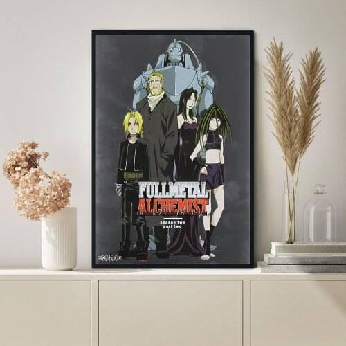 Fullmetal Alchemist Anime Poster Canvas Print Wall Painting Home Decoration