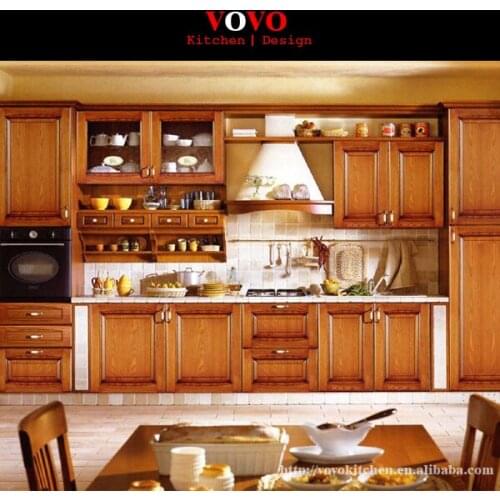 Wood kitchen cabinet for small kitchen