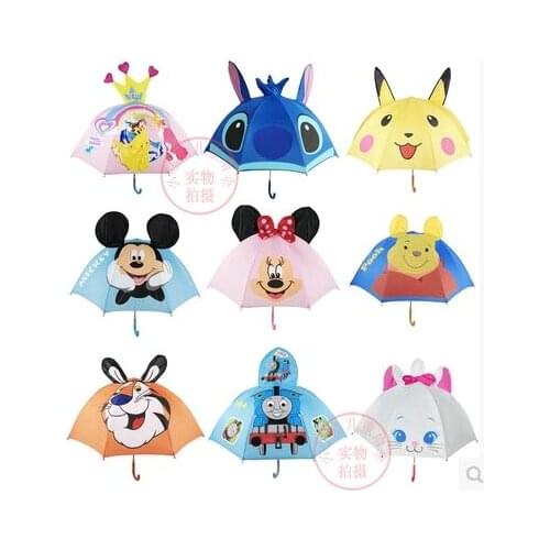 Children umbrella /Cartoon Long handle umbrellas Metal umbrella stand Variety of styles