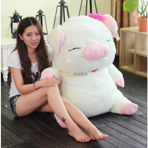 Fancytrader 2015 New High Quality Mcdull Pig Toy 43'' 110cm Giant Huge Plush Stuffed Mcdull Pig Kids Gift, Free Shipping FT90494