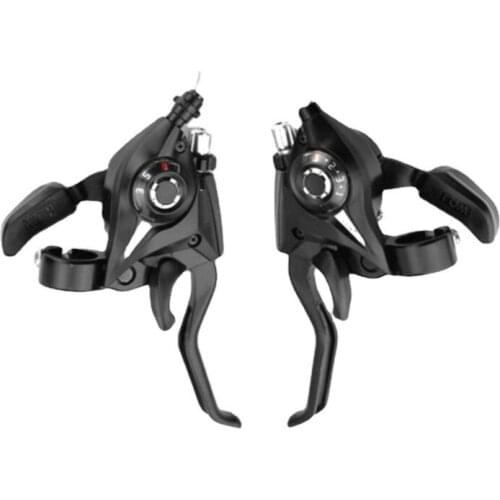 Mountain Bike Aluminum Alloy Conjoined Finger Dial EF51-7A Transmission 21 Speed Speed Regulating Brake Lever Bicycle Accessorie