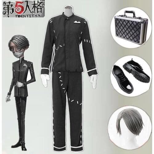 Game Identity V Cosplay Costumes Embalmer Aesop Carl Cosplay Costume Uniform + wigs Halloween Party For Women Men Customized