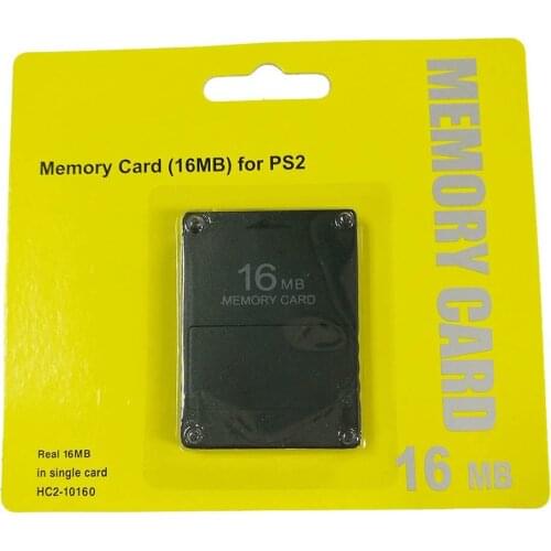 For PS2 8MB/16MB/32MB/64MB/128MB/256MB Memory Card Memory Expansion Cards for Sony Playstation 2 PS2 Black Memory Card