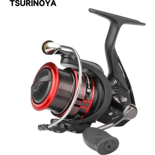 TSURINOYA Spinning Reel ST 2000/2500/3000/5.2:1/9BB 7KG Drag Ultralight Long Casting Shllow Spool Lure Fishing Reel Bass Wheel