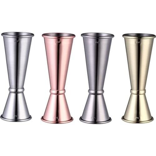 Cocktail Bar Jigger Stainless Steel Double Cup Measuring Cup Bartender Bartending Measuring Cup Measuring Cup With Scale Bar Too