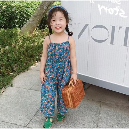 Mingzekids Summer Overalls For Girls