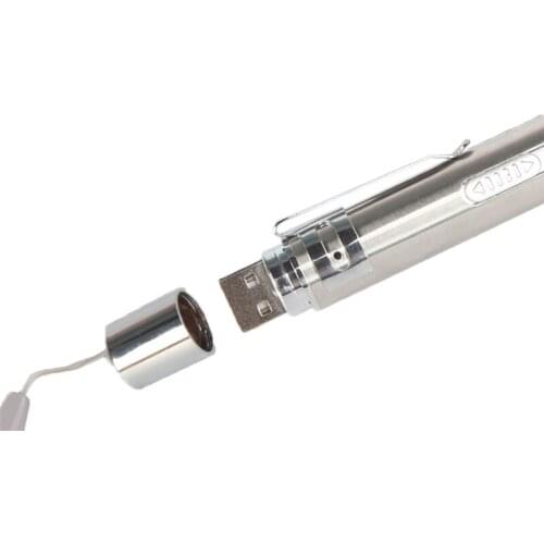 Pet Cat Interactive Toy Multifunctional USB Charging Red Dot LED Light Cat Teaser Pen with UV Flashlight Cat Toys