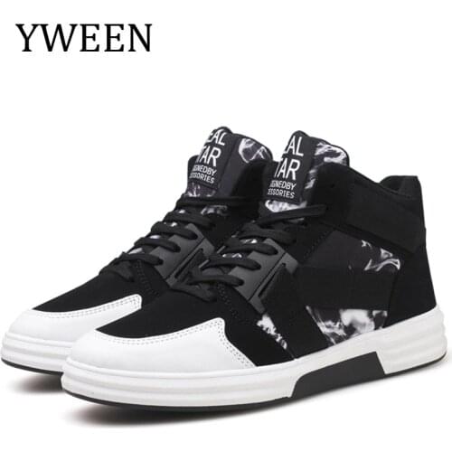 YWEEN New Mens Casual Shoes New Arrival Man Autumn Ankle Boots High Top Mens Casual Shoes