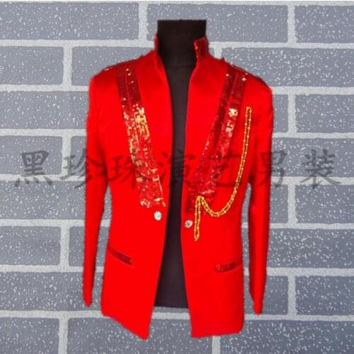 Men suits designs masculino homme terno stage costumes for singers men sequin blazer dance clothes jacket style dress big size