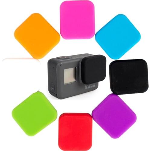 For GoPro Hero 7 hero 6 hero 5 Black Camera Colors Soft Silicone Protective Cover Lens Cap for Go Pro 7 gopro 6 Accessories