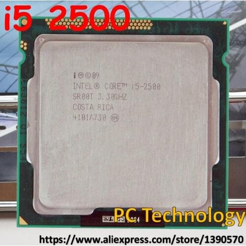 Original Intel core i5-2500 i5 2500 3.3GHz CPU 6M LGA1155 95W desktop Quad-Core Free shipping ship out within 1 day