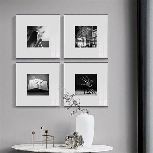 Character Landscape Posters Black White Photography Pictures for Cafe Library Home Decor Minimalist Wall Art Canvas Paintings