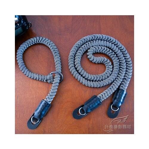 Hand-woven Nylon rope Camera Shoulder Neck Strap Belt for Mirrorless Digital Camera Leica Canon Fuji Nikon Olympus Pentax Sony