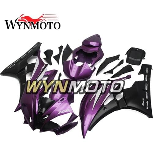 Complete Fairings Kit For Yamaha R6 2006-2007 06 07 Year Injection ABS Plastics Motorbike Bodywork Cowlings Purple Black Panels