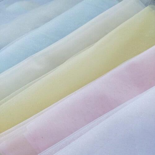 GLace 3M/lot multicolour bronzed mesh fabric for wedding dress performance clothing decoration TX1405