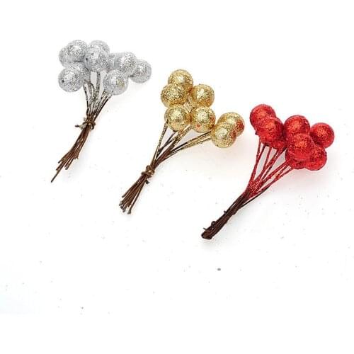 Most Popular 10Pcs/Set Christmas Tree Baubles Red Sliver Gold Color Hanging Balls Pendant Ornament For Party Xmas Decoration