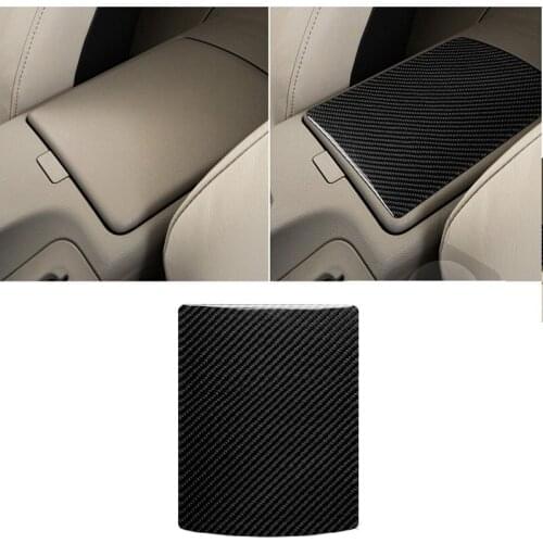Carbon Fiber Sticker Decorative Modified Car Accessories Fit For Nissan 350Z Z33 2003-09 Central System Control Storage box Trim