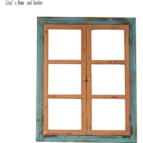 Handcraft Vintage Shabby Wooden Old Window Frames Decorating Ideas