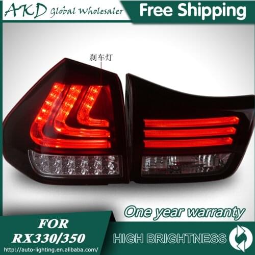 Tail Lamp For Car Lexus RX350 2004-2009 RX330 Tail Lights Led Fog Lights DRL Daytime Running Lights Tuning Car Accessories
