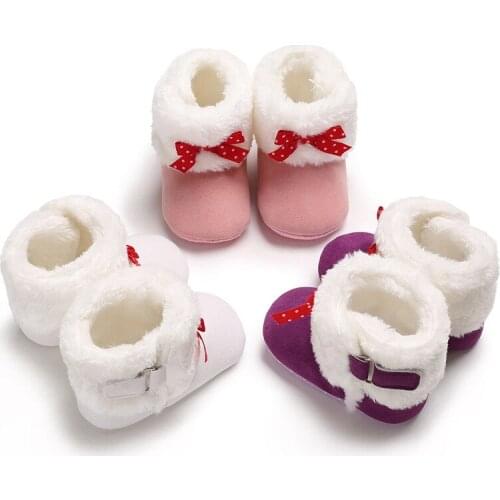 Winter 0-1 year old female baby plus cotton warm baby toddler shoes