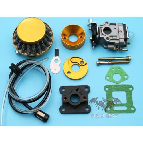 15mm Carb Carburetor Kit For 2 stroke 43cc 47cc 49cc Mini Pocket Dirt Bike ATV QUAD