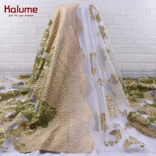 2020 Newest African Lace Fabrics High Quality Lace Nigerian Tulle Lace Fabric Brocade Top French Jacquard Laces For Dress 1880