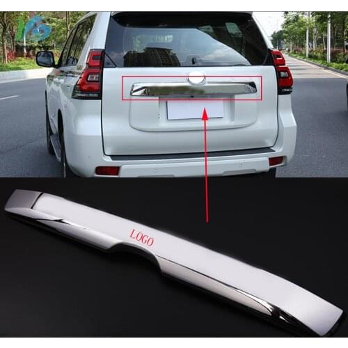 For toyota land cruiser prado FJ150 FJ 150 accessories chrome tailgate trim for land cruiser Prado 150 2014-2018 Prado fj150