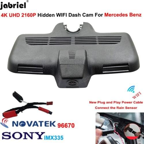 4K Dash Cam Car Dvr For Mercedes Benz C Class w205 c204 220d 250d 300 350 400 43 63 For Mercedes glc 43 63 x253 c253 250d 350d