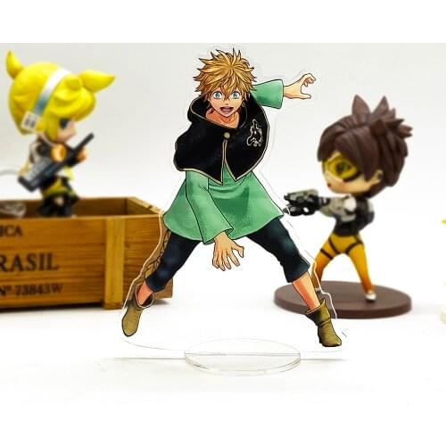 Black Clover Luck Voltia HF acrylic stand figure model plate holder cake topper anime Japanese