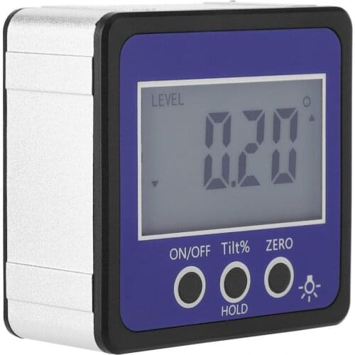 Digital Protractor Inclinometer Leveling Instrument 4*90 Degree Magnetic Base Level Measuring Instruments Meter